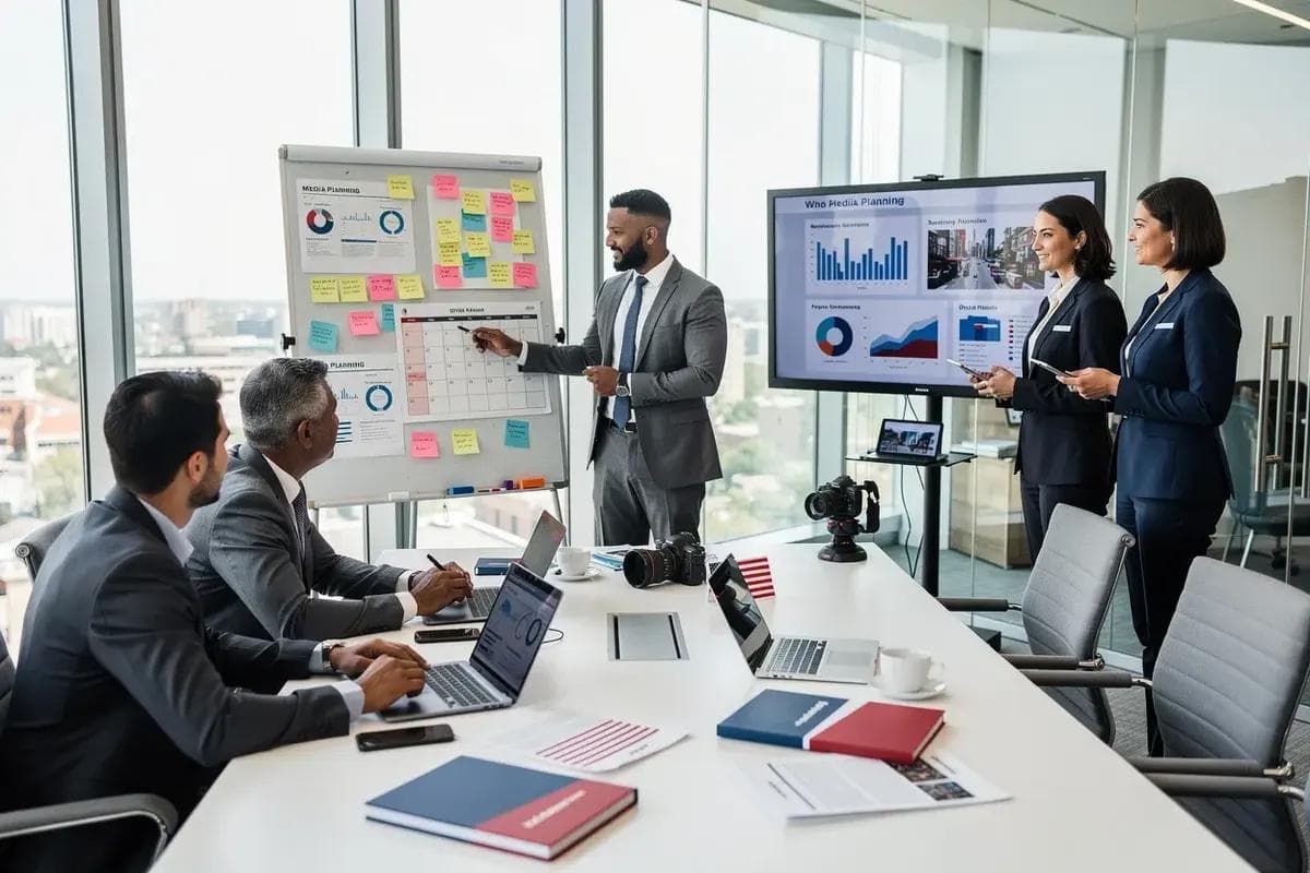 Campaign planning and media buying for digital out-of-home.