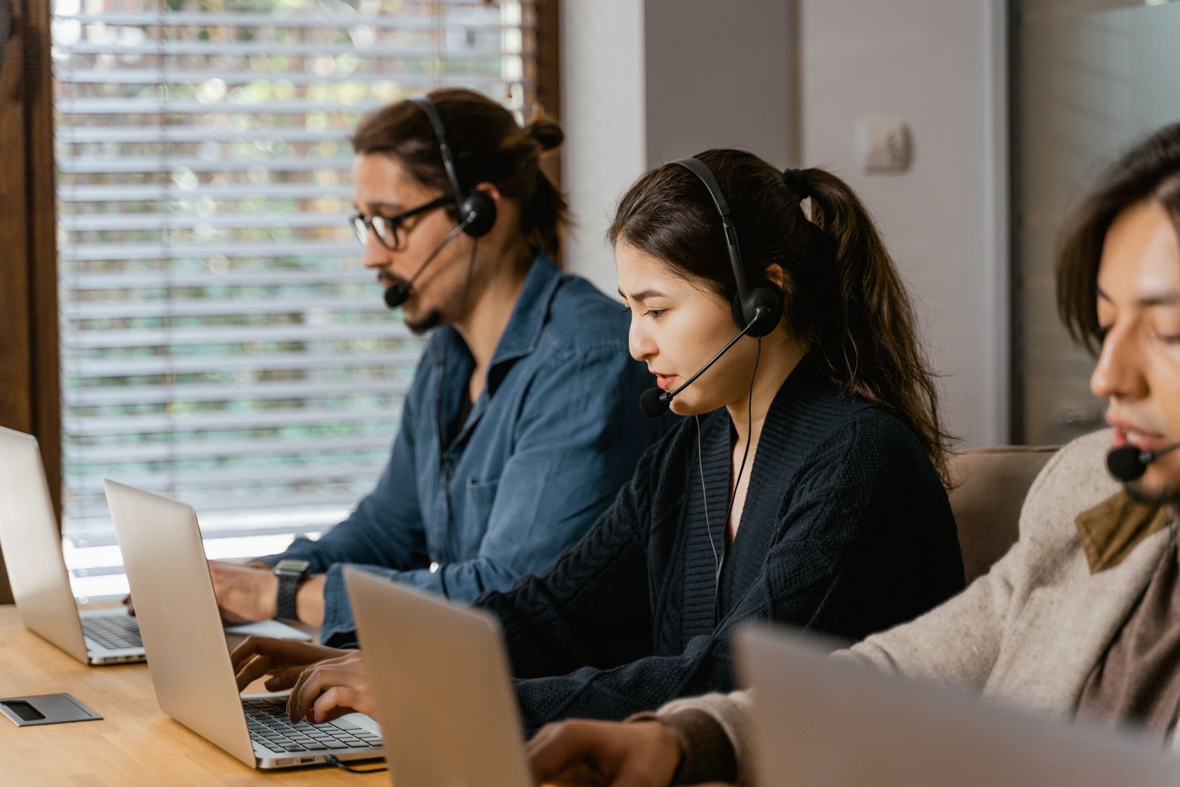 Back-office processing and multi-channel support at work.